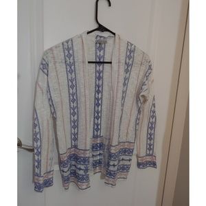 Tribal print cardigan size XS